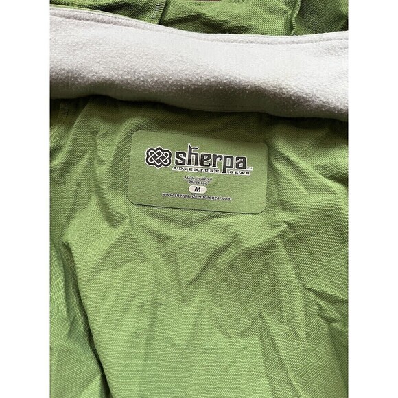 Sherpa Womens green Full Zip Adventure Gear Light Weight Jacket Sz M - Picture 6 of 8